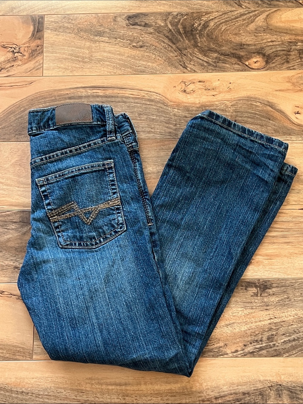 Cody James Boys Western Cowboy Rodeo Slim Size 12 Boot Jeans Wade Medium Wash